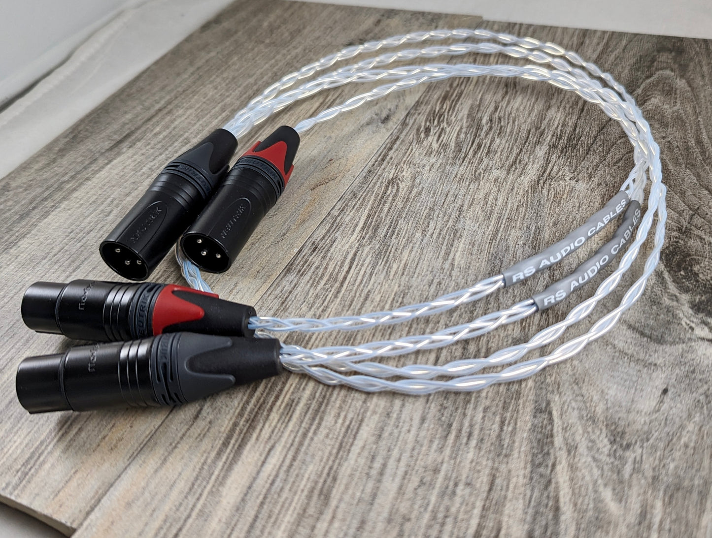 Solid Silver Balanced Interconnects with XLR Plugs
