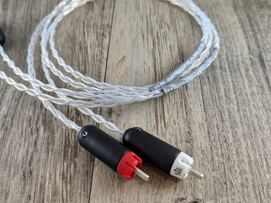 silver audiophile interconnect cable