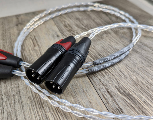 Solid Silver Balanced Interconnects with XLR Plugs